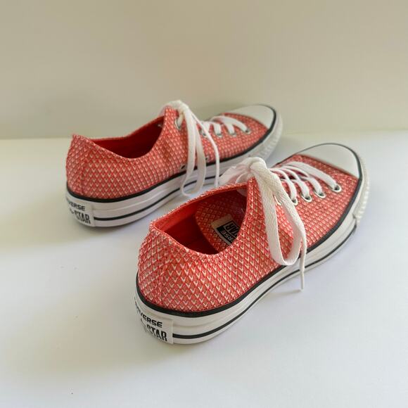 Converse Chuck Taylor All Star Low Top Sneakers Coral Print - Picture 5 of 16
